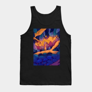 The deep blue forest Tank Top